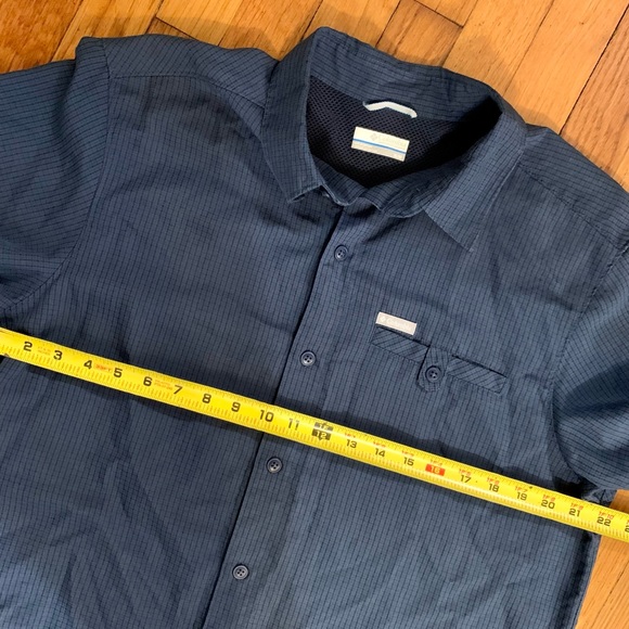 Columbia men’s button-down shirt, blue size M EUC - Picture 4 of 6
